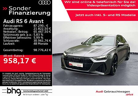Audi RS6 Avant 4.0 TFSI quattro Laser/Pano/B&O/Sitzbe