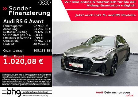 Audi RS6 Avant 4.0 TFSI quattro Laser/Pano/B&O/Sitzbe