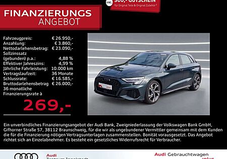 Audi A3 Sportback 30 TFSI S line LED NAVI B&O Kamera S lin