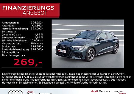 Audi A3 Sportback 30 TFSI S line LED NAVI B&O Kamera