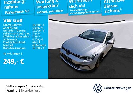 VW Golf Volkswagen VIII 2.0 TDI Life Navi LaneAssist LED