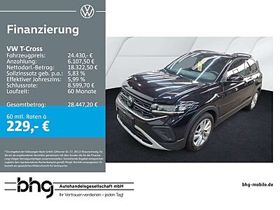 Volkswagen T-Cross Life 1,0 TSI DSG *AHK*NAVI*APP-CONNECT*