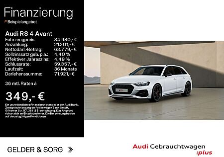 Audi RS4 quattro AHK*290km/h*Sportabgas*Pano