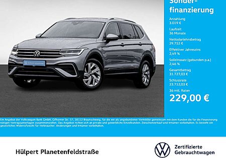 VW Tiguan Allspace Volkswagen 1.5 LIFE 7SITZE AHK ACC LM18 NAVI
