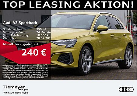Audi A3 40 TFSIe 2x S LINE LM18 LED AHK
