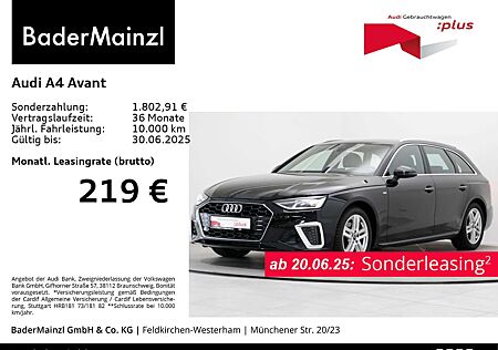 Audi A4 35 TFSI S tronic S line Navi Leder Kam.