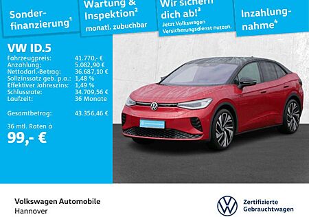 VW ID.5 Volkswagen GTX 4M Navi Pano LED PDC SHZ WP