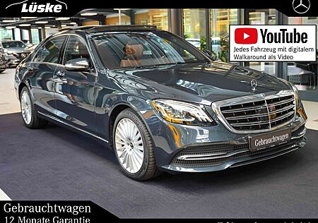Mercedes-Benz S 560 4M lang nussbraun Sitzklima Pano Head-up