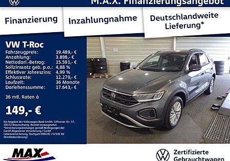 VW T-Roc Volkswagen 1.0 TSI LED+NAVI+DIGI CP+KLIMA+