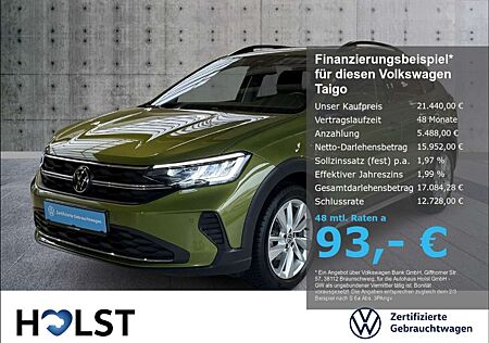 VW Taigo Volkswagen 1.0TSI Life IQ.DRIVE-Paket LED ACC GJR
