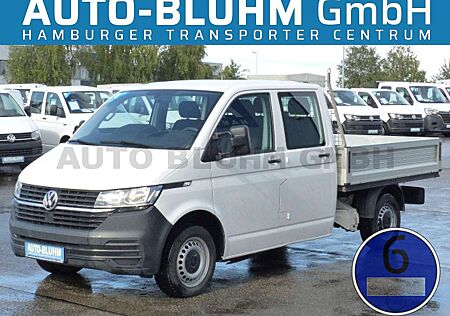 VW T6 Transporter Volkswagen T6.1 TDI-SCR Doka + Klima 5-Sitze Leiterträger