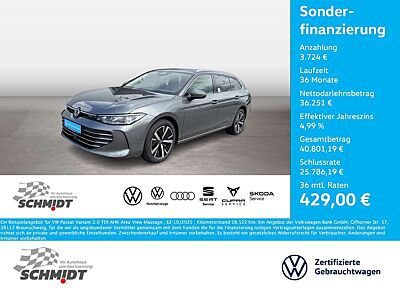 Volkswagen Passat Variant 2.0 TDI AHK Area View Massage