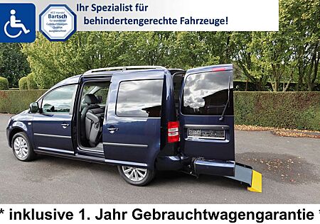 VW Caddy Volkswagen Highline 2,0 TDI DSG*rollstuhlgerecht*Wenderampe*