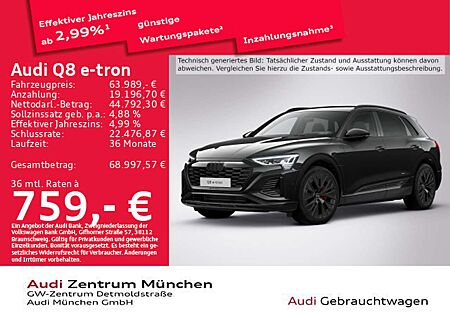 Audi Q8 e-tron 55 qu. S line Edition AHK/Pano/DigiMat