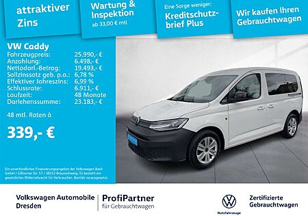 VW Caddy Volkswagen Basis 1,5 TSI KLIMA LED NAV SHZ PDC