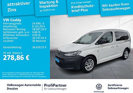 VW Caddy Volkswagen Basis 1,5 TSI KLIMA LED NAV SHZ PDC