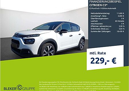 Citroën C3 Citroen PureTech 110 Shine Pack Automatik