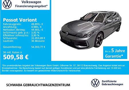 VW Passat Variant Volkswagen R-Line 2.0TSI 4M StdHz*AHK*8-fach