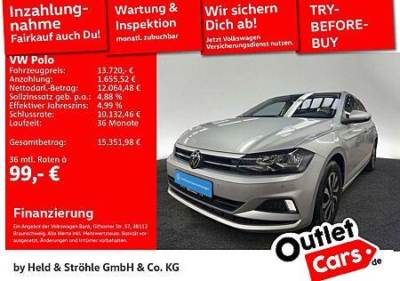 VW Polo Volkswagen 1.0 Active AHK PDC SHZ DAB+ APP-WIRELESS