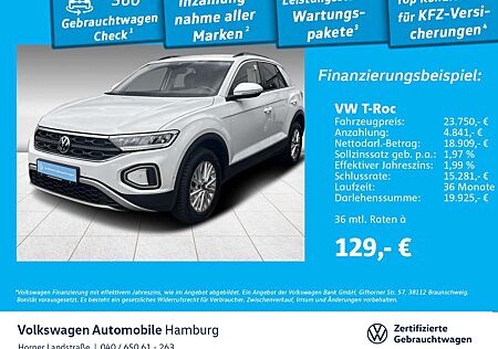 VW T-Roc Volkswagen 1.0 TSI Life PDC Klima LED Navi Sitzhzg