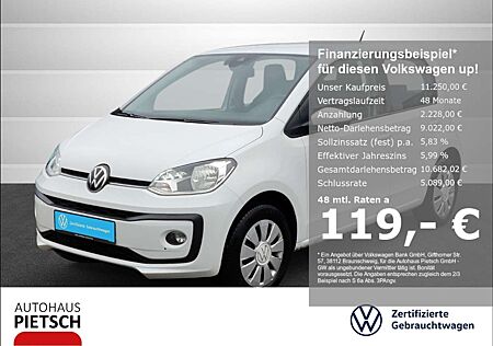 VW Up Volkswagen ! move 1.0 Sitzhzg Klima Bluetooth DAB SHZ Winterpak