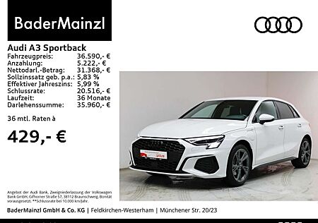 Audi A3 40 TFSIe S line Kam. Matrix Virtual