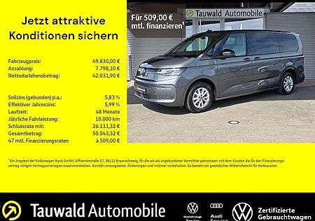 VW T7 Multivan Volkswagen 2.0 TDI DSG Lang 7S/AHK/LED/DC/GJR Life