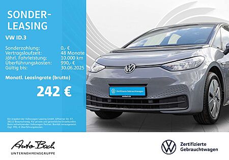 VW ID.3 Volkswagen Pure Performance Automatik, Navi, LED, App-