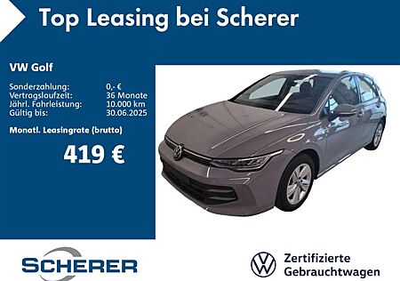 VW Golf Volkswagen VIII Life 1.5 eTSI, DSG, NAVI, ACC, HUD, SH