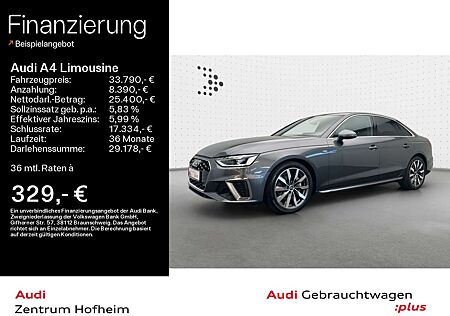 Audi A4 40 TDI S line S tro*GSD*B&O*HUD*LED