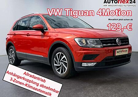 VW Tiguan Volkswagen 2,0 TSI Sound 4Motion 3ZoKl AHK 2x PDC SHZ 132 ...