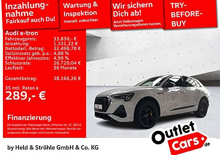Audi e-tron S-Line Black Edition 50 quattro 21 MEMORY