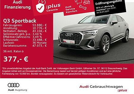 Audi Q3 S line 45TFSI qu. *AHK*StHz*8-fach*