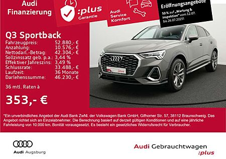 Audi Q3 S line 45TFSI qu. *AHK*StHz*8-fach*