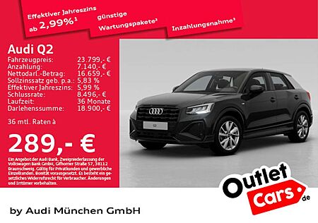 Audi Q2 35 TFSI S tronic S line Ext. Virtual/Navi+/Le