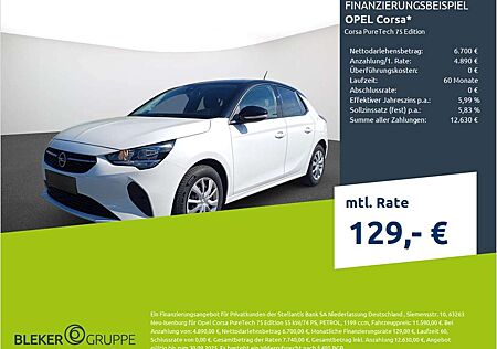 Opel Corsa PureTech 75 Edition