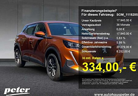 Peugeot 2008 e- Active Pack 136 +11KW OBC+SHZ+Kamera+Navi