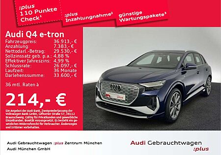 Audi Q4 e-tron 40 2x S line Wärmep./Matrix/NaviPro/