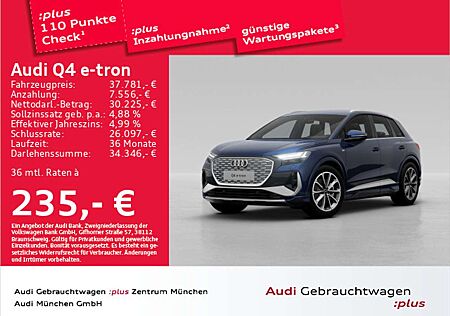 Audi Q4 e-tron 40 2x S line Wärmep./Matrix/NaviPro/