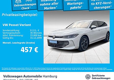 VW Passat Variant Volkswagen 2,0 TDI Elegance DSG Pano Stdhzg