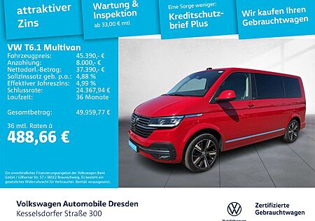 VW T6 Volkswagen .1 Multivan 2.0 TDI DSG Comfortline ACC Kamera