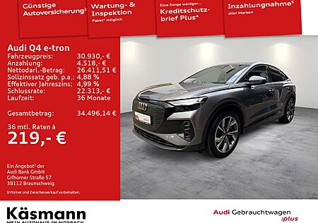 Audi Q4 e-tron gebraucht kaufen Audi Q4 e-tron Sportback 40 AHK NAV ACC SONOS PDC SHZ