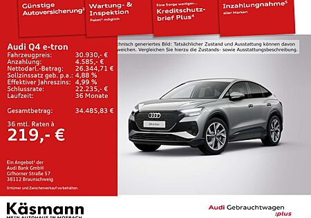 Audi Q4 e-tron Sportback 40 AHK NAV ACC SONOS PDC SHZ