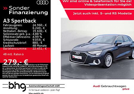 Audi A3 30TFSI advanced Navi connect LED vi