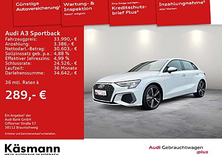 Audi A3 35TDI S line B&O NAV KAM SHZ LED