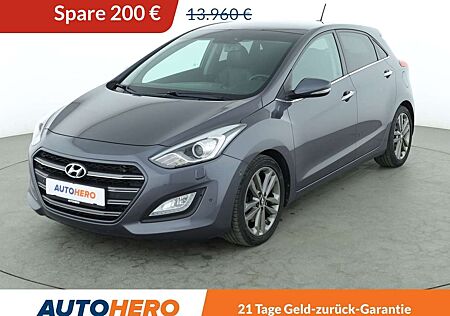 Hyundai i30 1.6 CRDi Premium blue Aut.*NAVI*TEMPO*CAM*PDC*