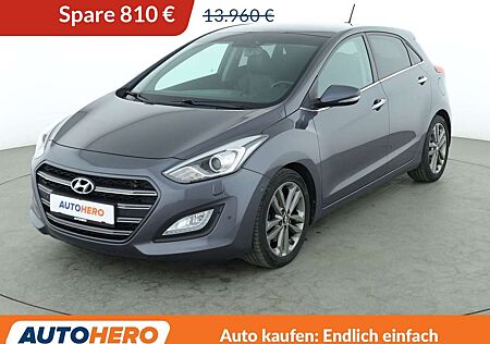Hyundai i30 1.6 CRDi Premium blue Aut.*NAVI*TEMPO*CAM*PDC*