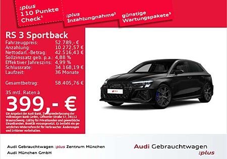 Audi RS3 Sportback S tronic UPE:86" Dynamik+/Keramik/