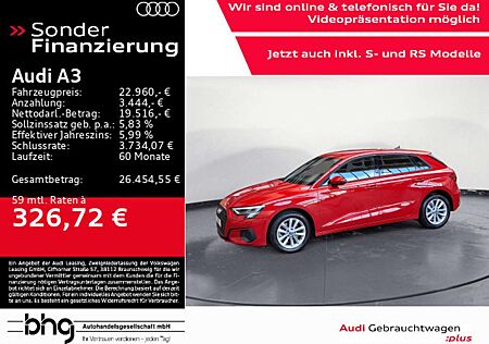 Audi A3 35 TFSI Sportback S tronic *-PRE-SENSE*DA