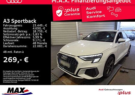 Audi A3 40 TFSI e S LINE MATRIX+NAVI+KAMERA